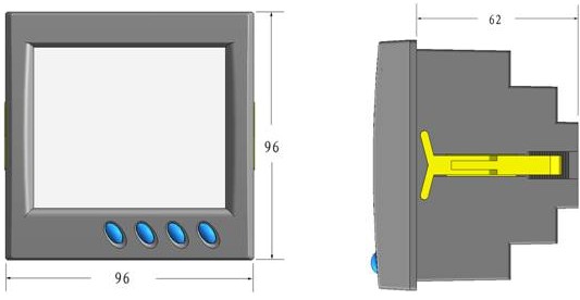 M6610三相多功能電流表